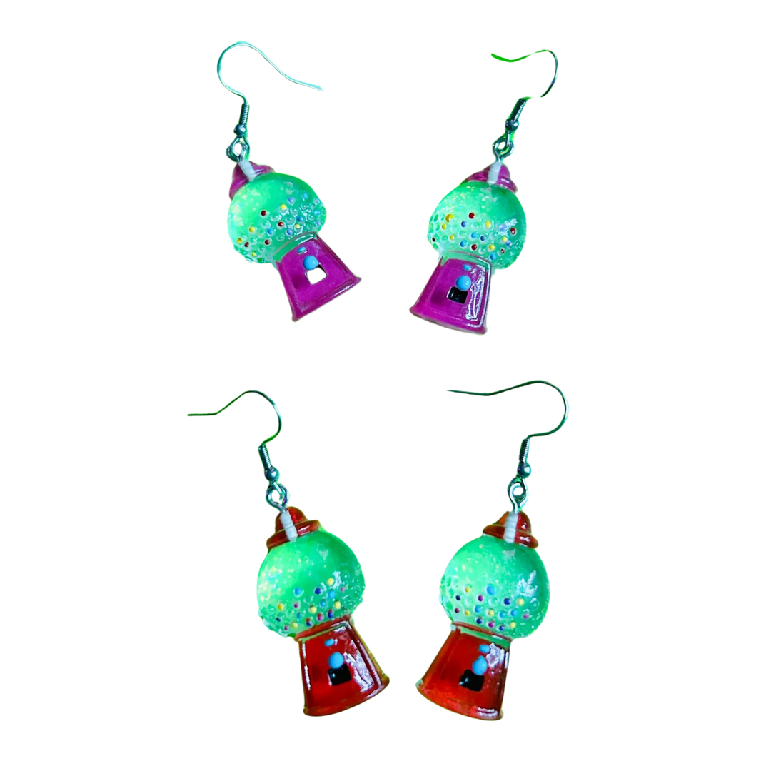 Bubblegum Machine Earrings