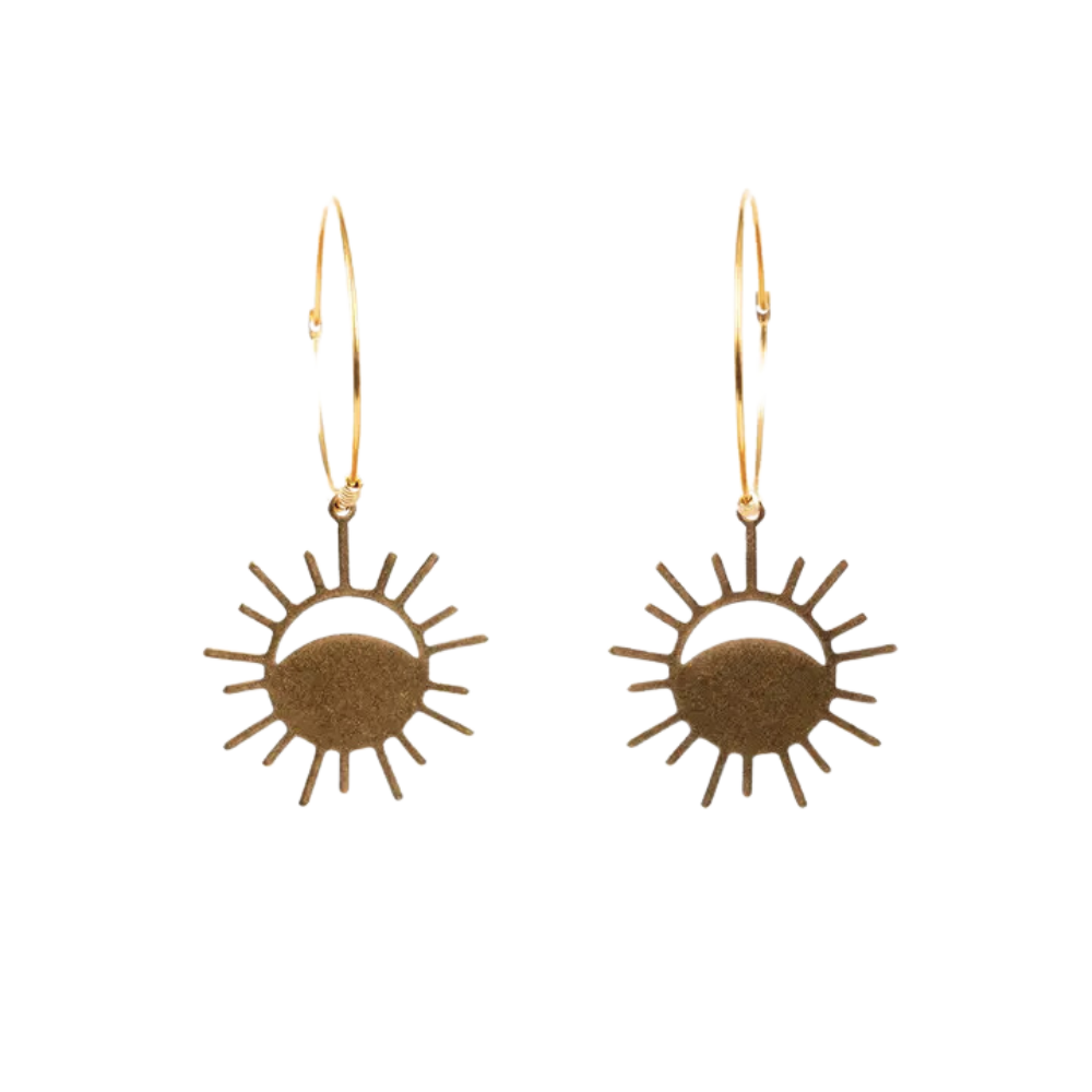 Eclipse Hoop Earrings