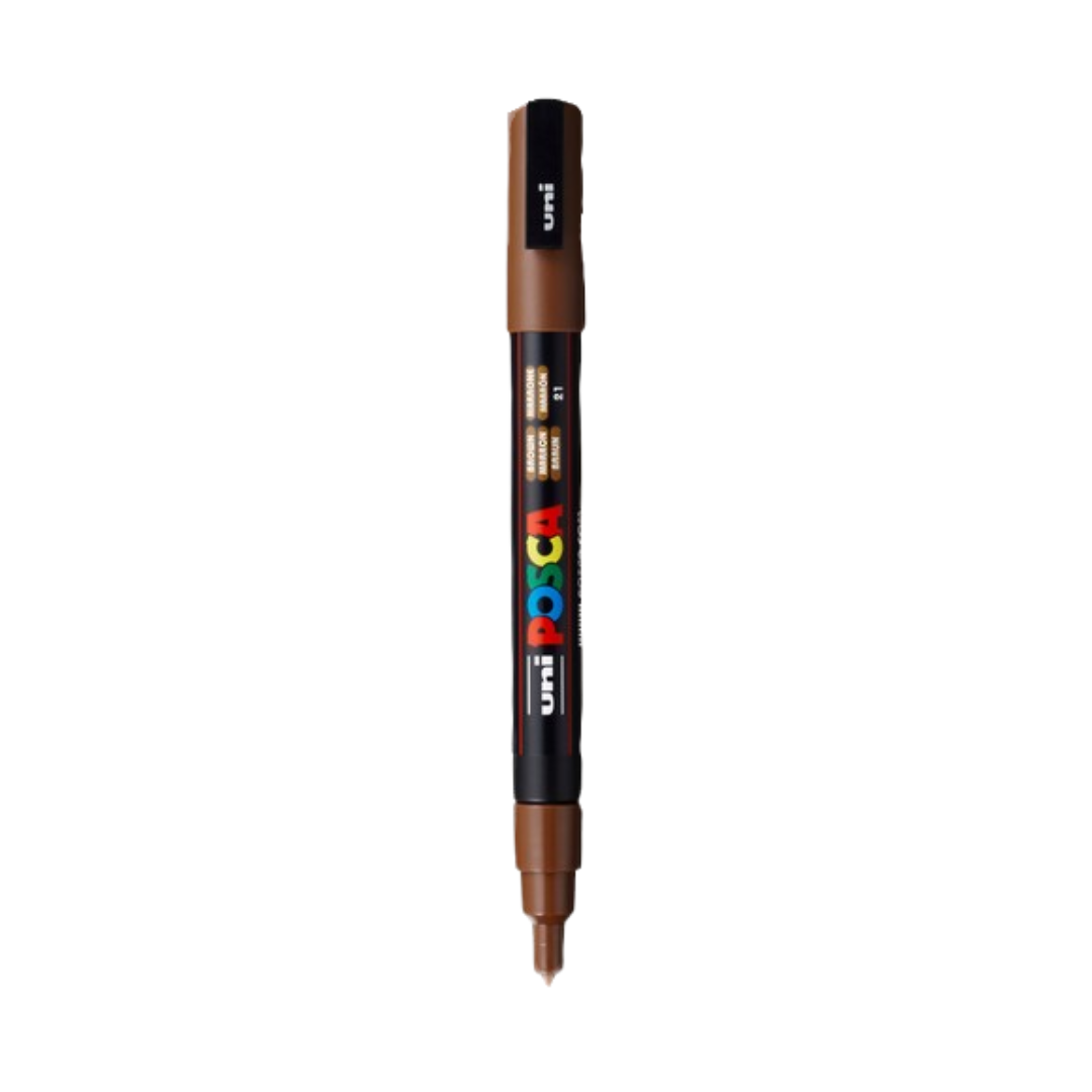 Posca PC-3M Paint Marker Fine Bullet Tip - Brown
