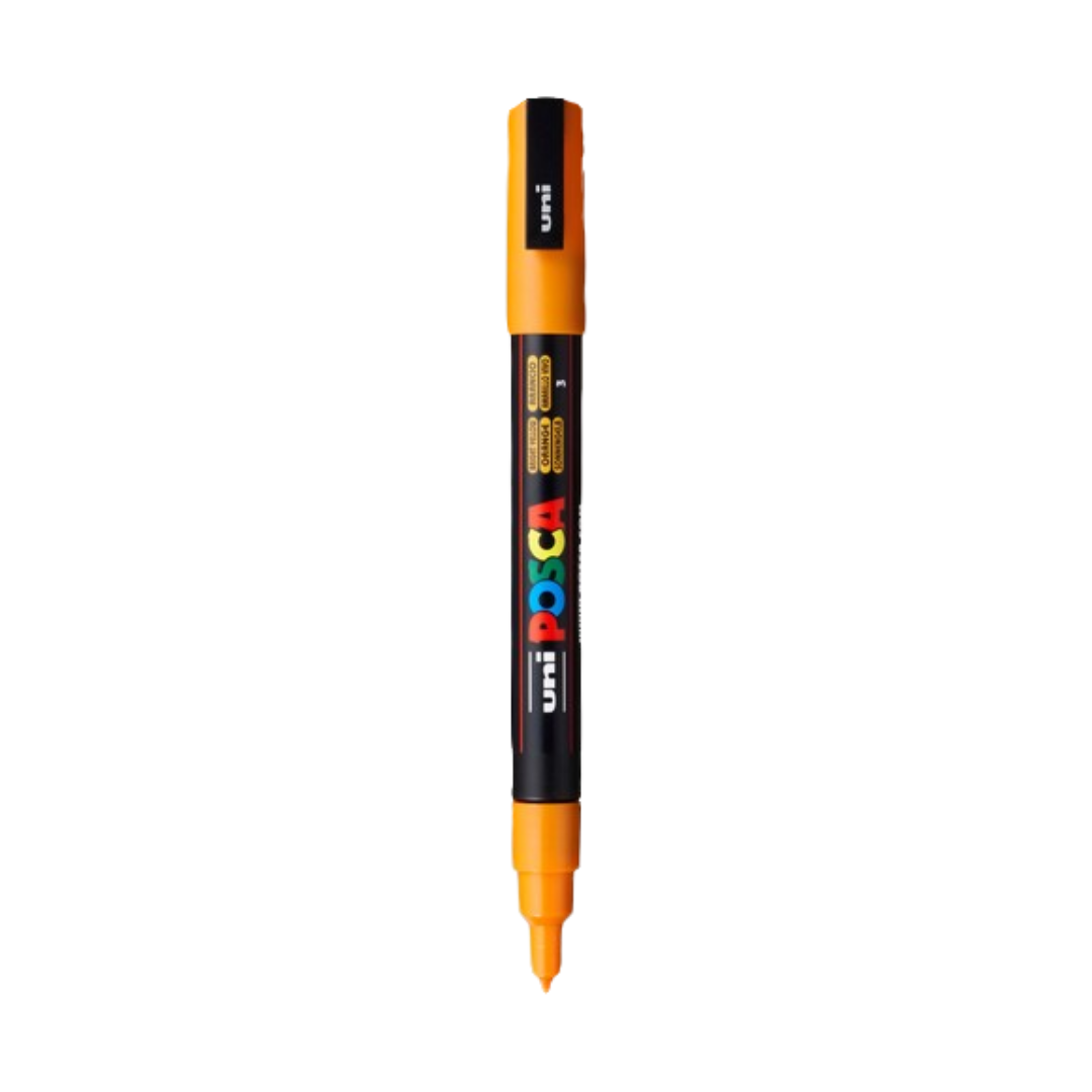 Posca PC-3M Paint Marker Fine Bullet Tip - Bright Yellow