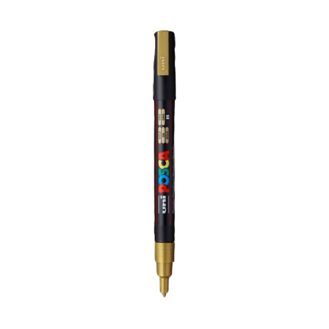 Posca PC-3M Paint Marker Fine Bullet Tip - Gold