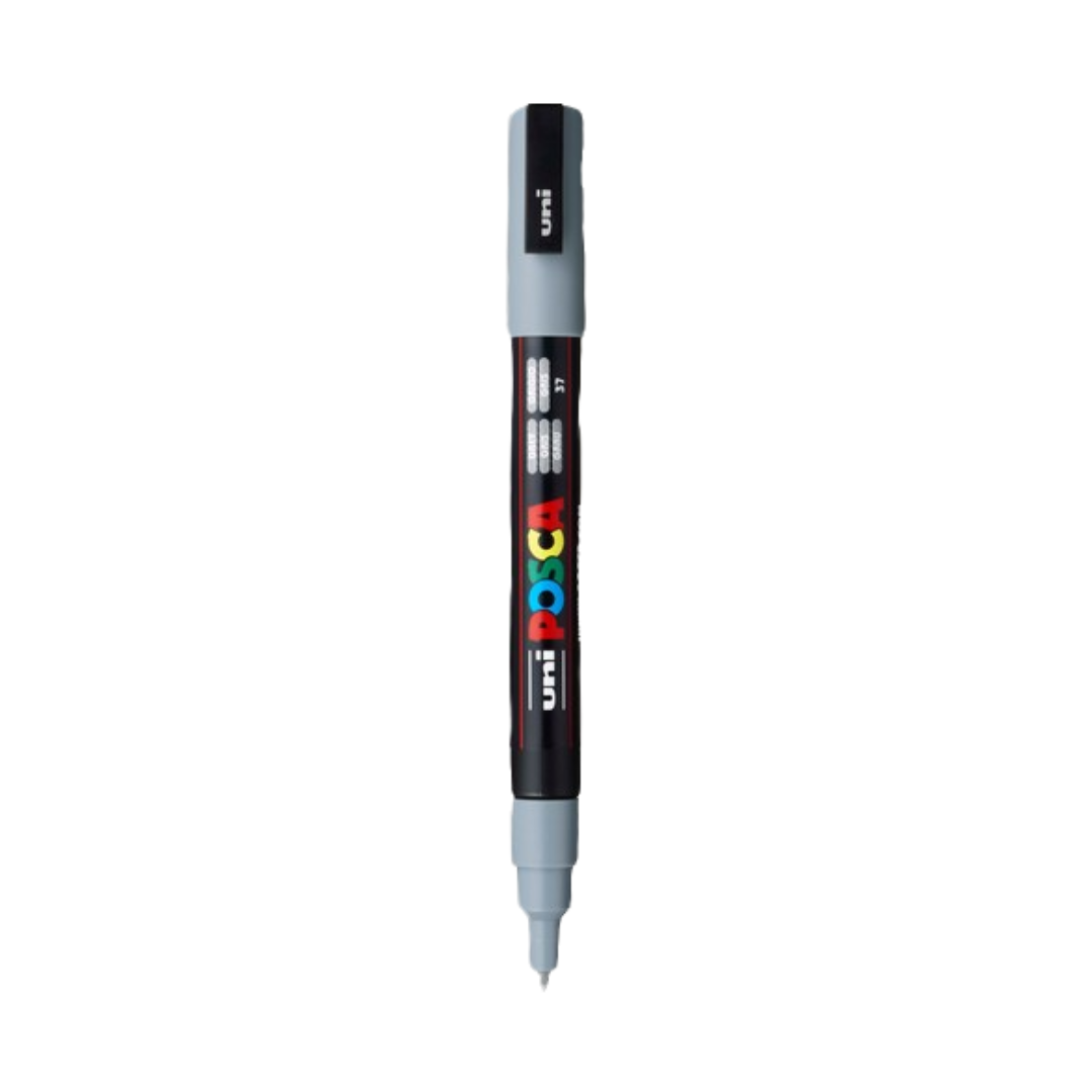 Posca PC-3M Paint Marker Fine Bullet Tip - Grey