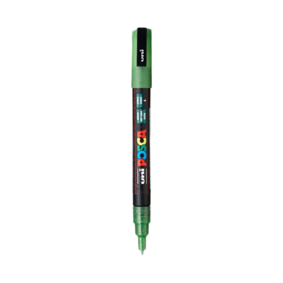 Posca PC-3M Paint Marker Fine Bullet Tip - Glitter Green