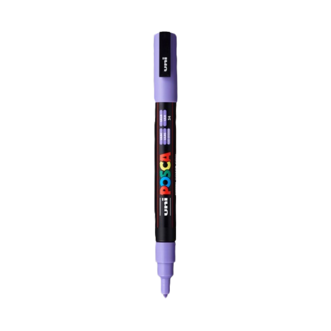 Posca PC-3M Paint Marker Fine Bullet Tip - Lilac