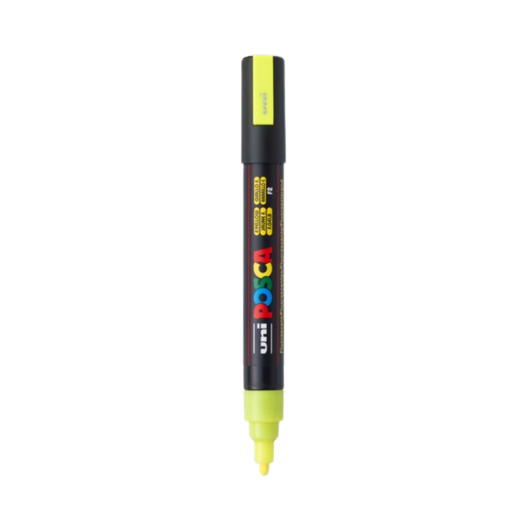 Posca PC-5M Paint Marker Medium Bullet Tip - Bright Yellow