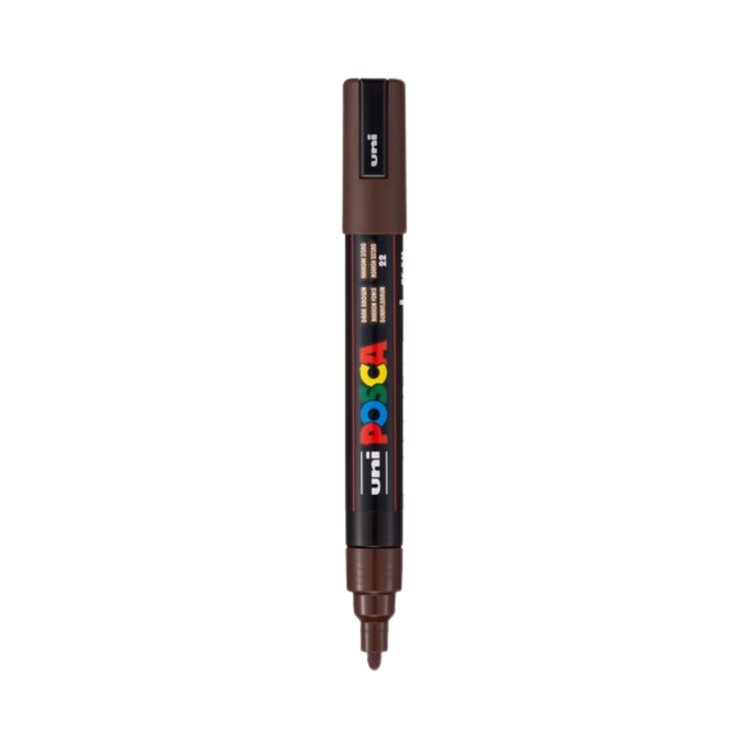 Posca PC-5M Paint Marker Medium Bullet Tip - Dark Brown