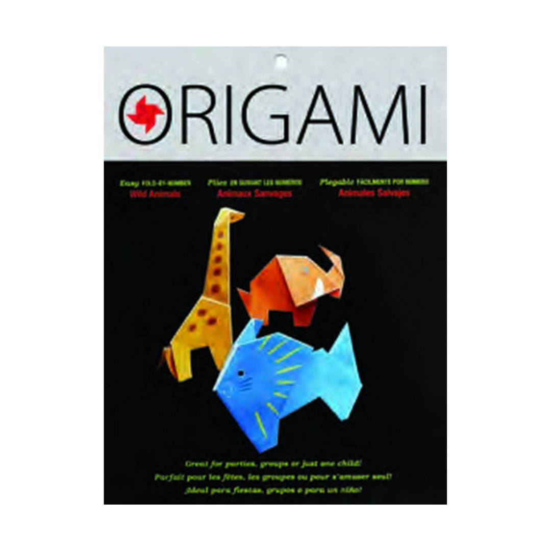 Origami Paper Fold By Number - Wild Animals (12 Sheet)