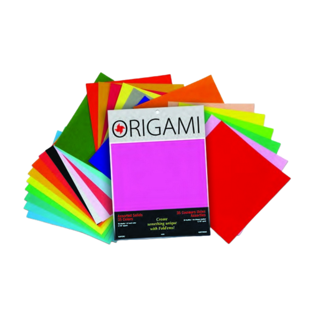 Origami Paper Assorted Colors (35 Sheets)
