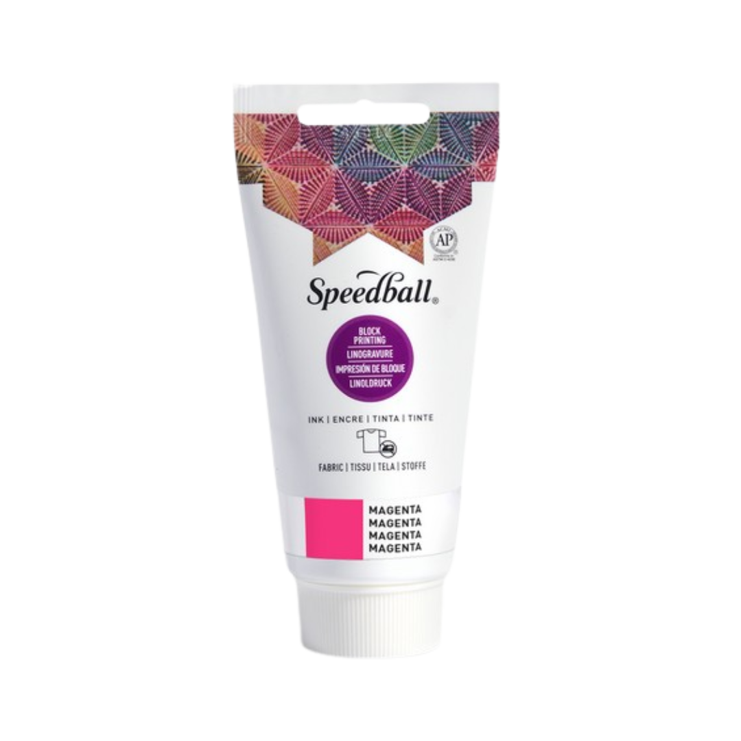 Fabric Block Printing Ink 2.5oz - Magenta