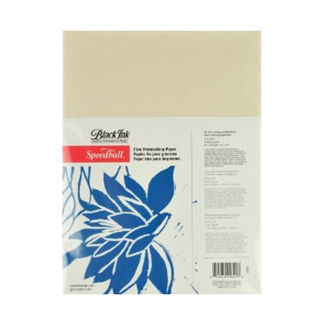 Blockprinting Unbleached Mulberry Paper 9X12 - 25 Pack