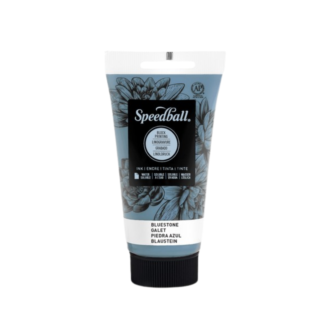 Water-Soluble Block Printing Ink 2.5oz - Bluestone