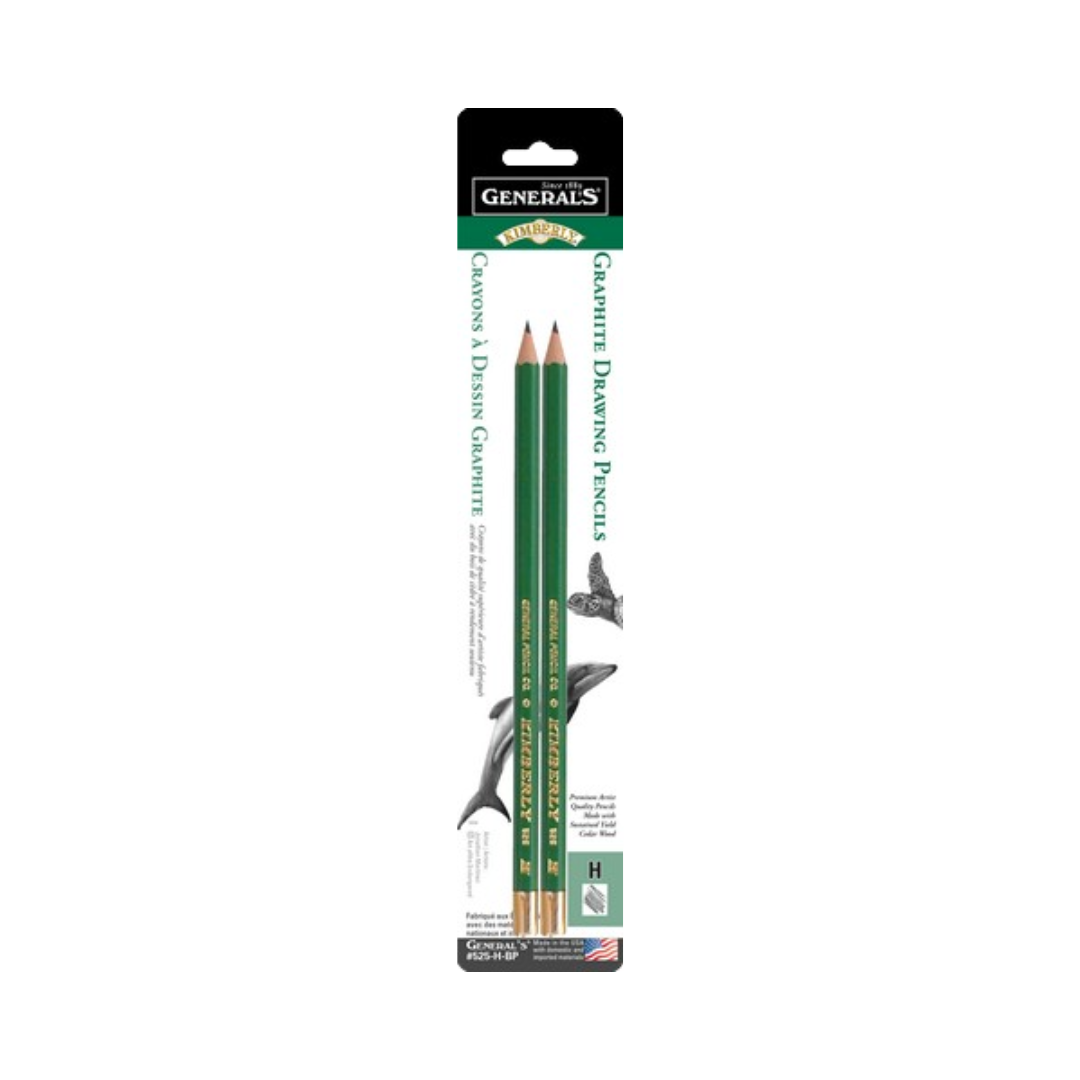 General's Drawing Pencil H 2-PACK