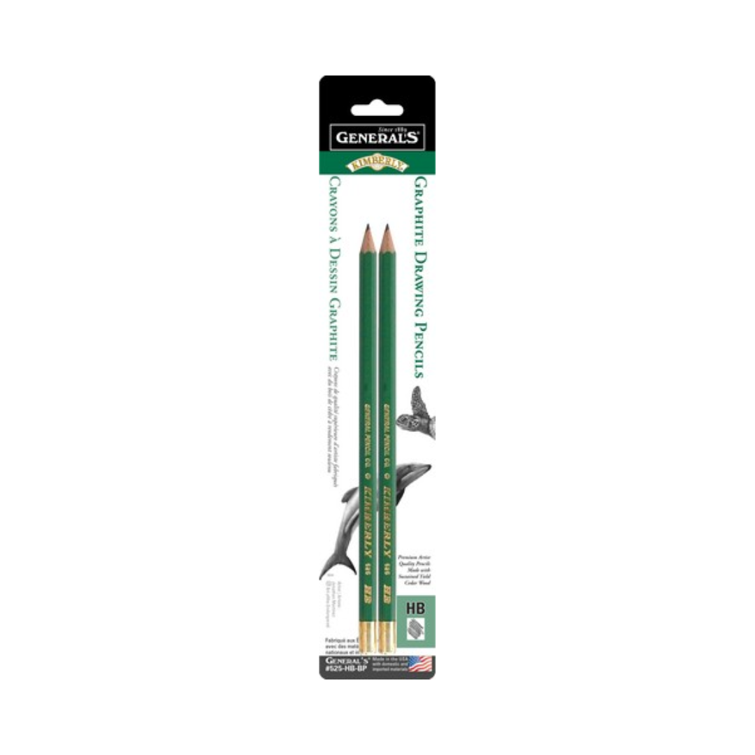 General's Drawing Pencil HB 2-PACK