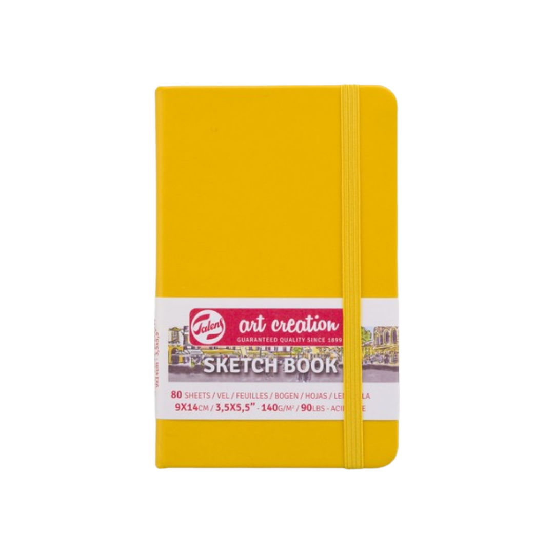Talens Art Creation Sketchbook 3.54" X 5.51" - Golden Yellow