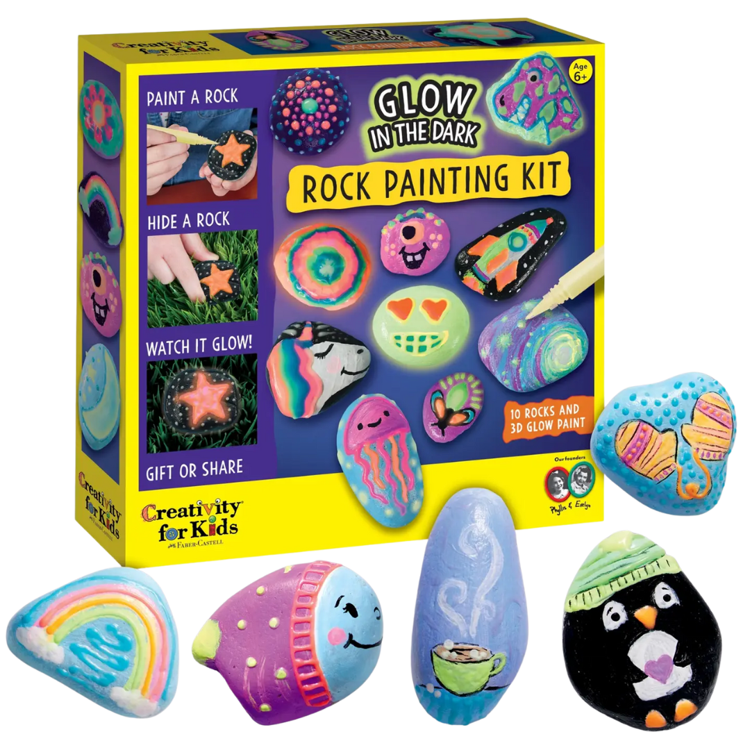 Glow in the Dark Rock Painting Diy Craft Kit