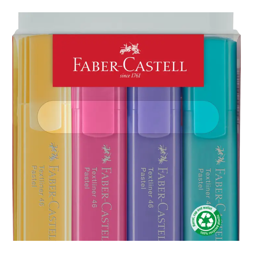 Highlighters, Pastel - Wallet of 4