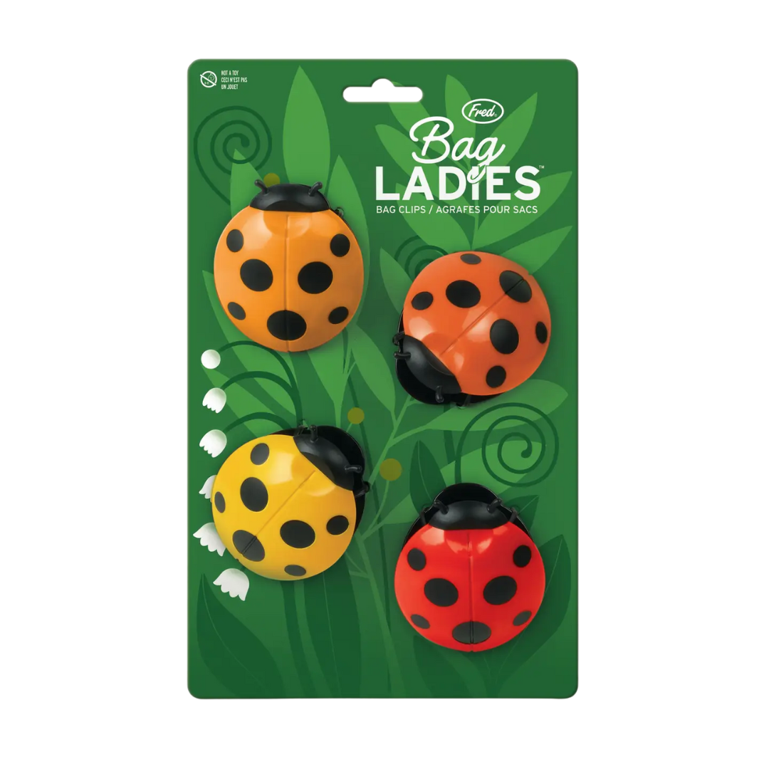 Bag Ladies - Ladybug Bag Clips - Set of 4