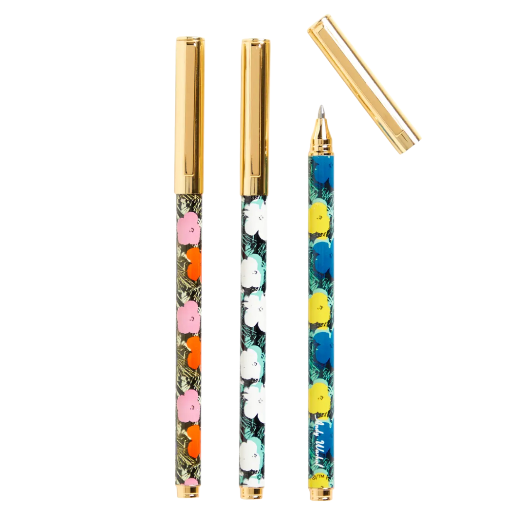 Warhol Flowers Everyday Pen Set