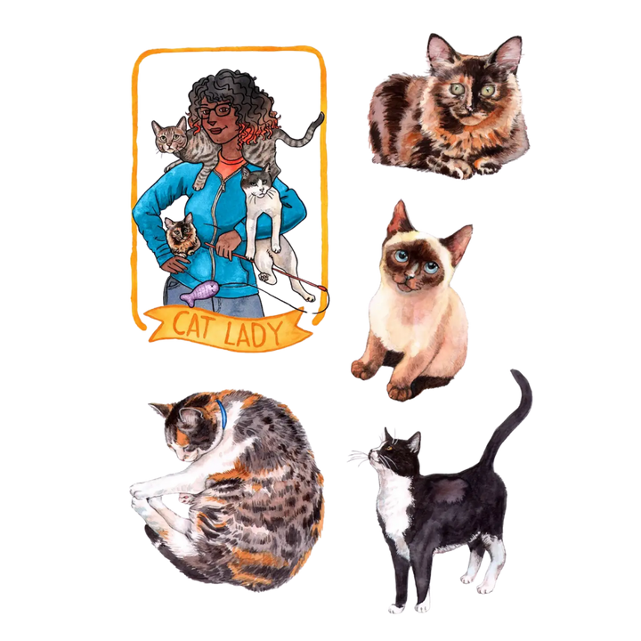 Cat's Meow Sticker Book