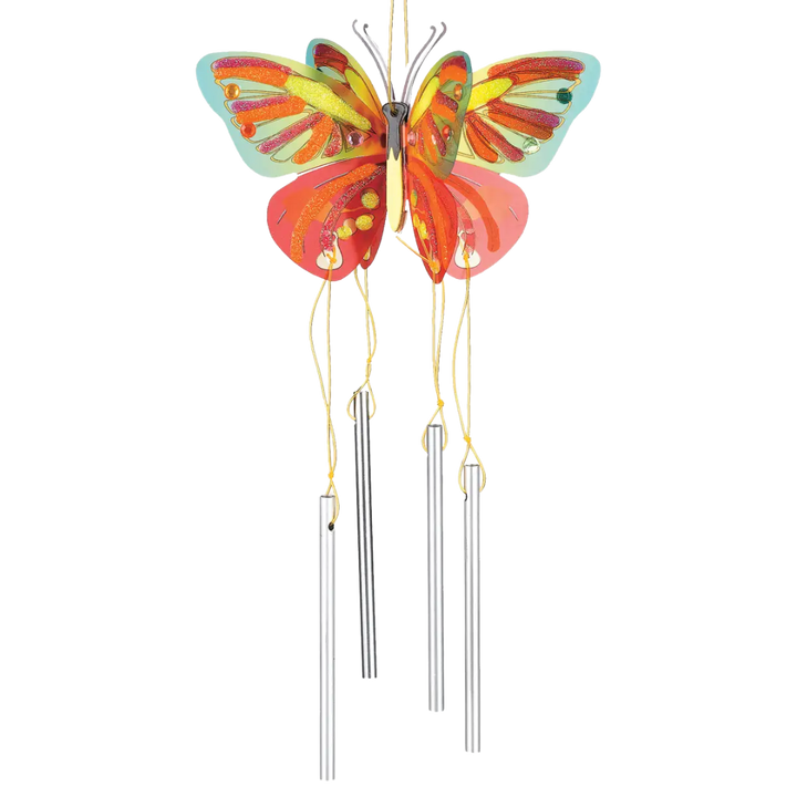 Butterfly Wind Chime Mini Kit - Diy Craft Kit For Kids