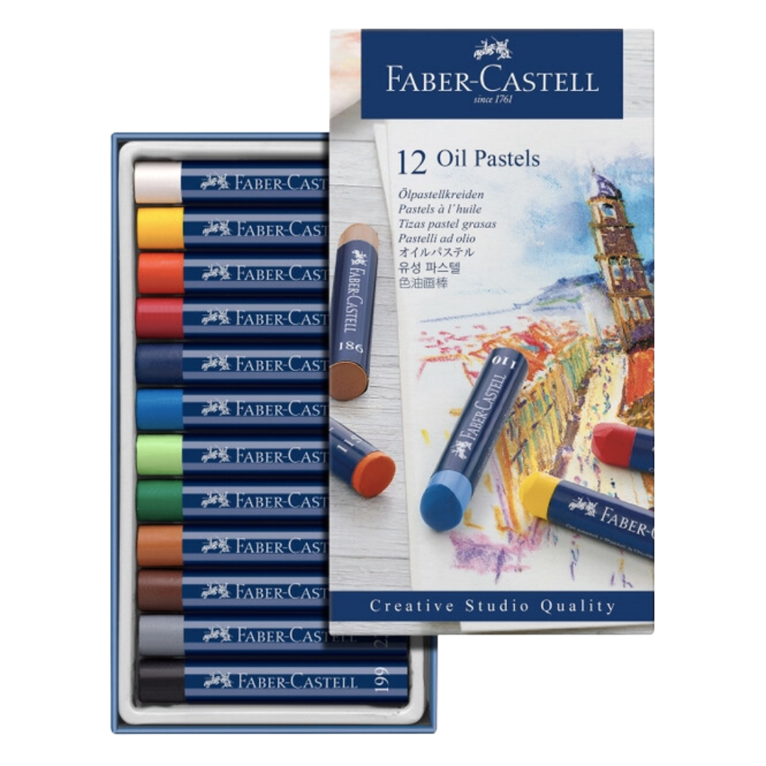Artist's Oil Pastels, - Set of 12