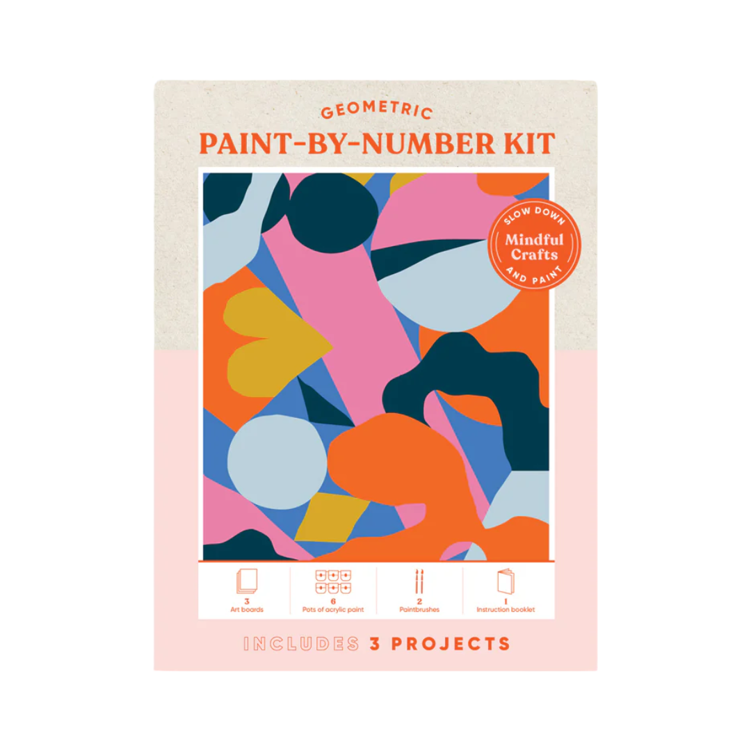 Geometric Paint-By-Number Kit