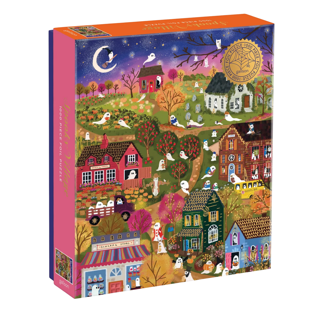 Joy Laforme Spooky Village - 1000 Piece Foil Puzzle