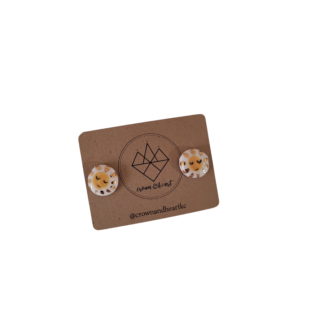Circle Sun Studs