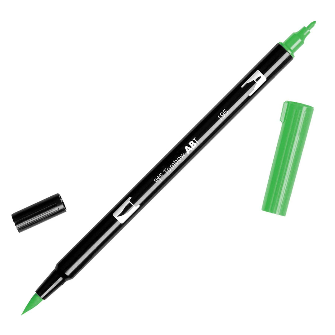 Dual Brush Pen Art Markers - 195 Light Green