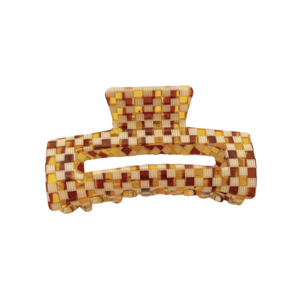Checker Hair Claw