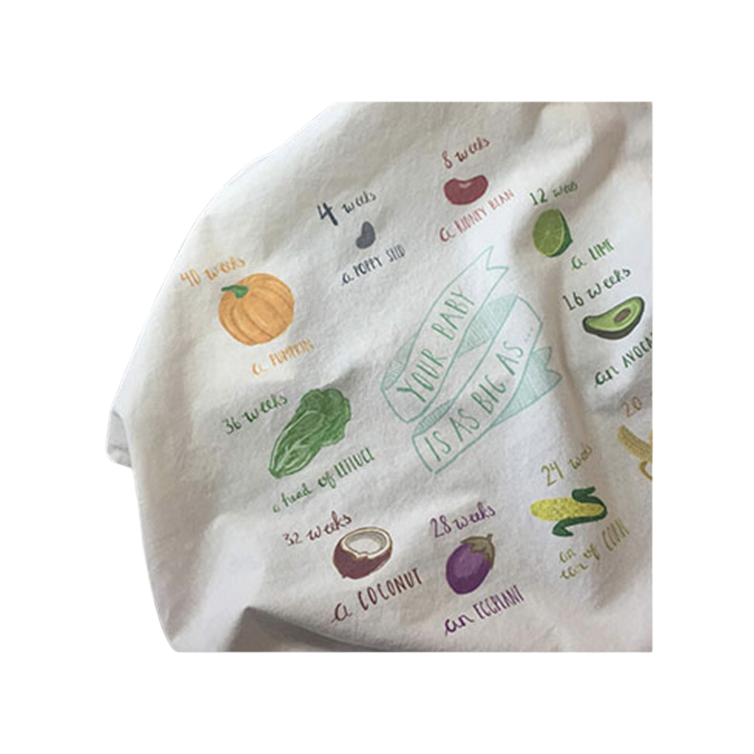 Growing Belly Tea Towel