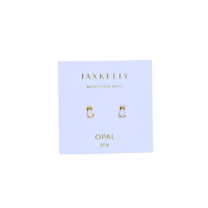 Teardrop Stud Earrings