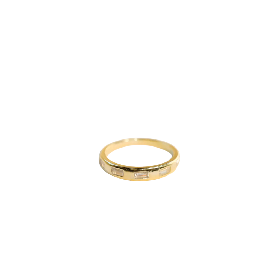 Inset Baguette  Ring