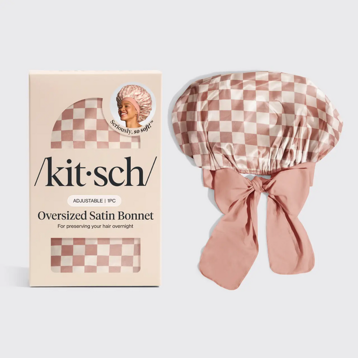 Adjustable Oversized Satin Bonnet