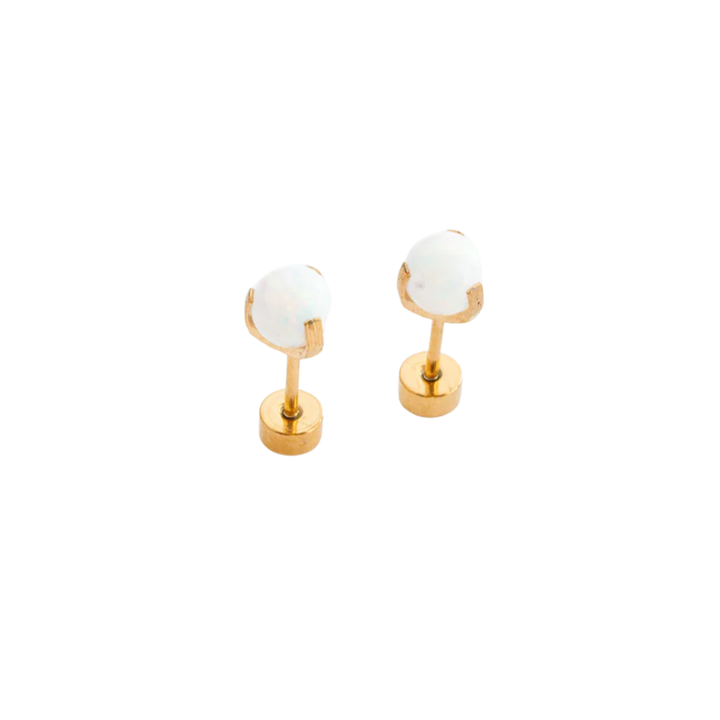Opal Stud Earring