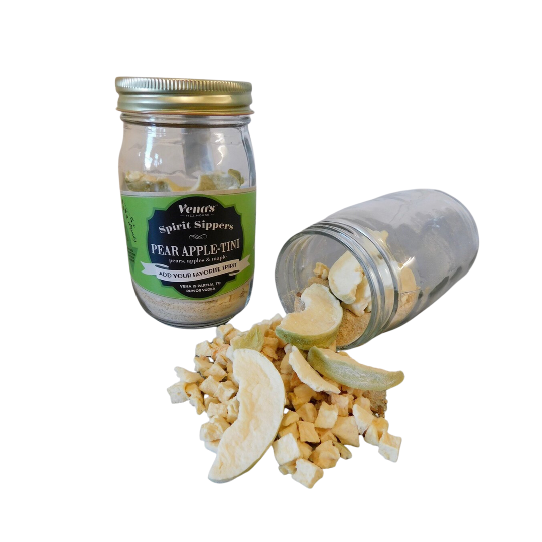 Pear Apple-tini Spirit Infusion Jar