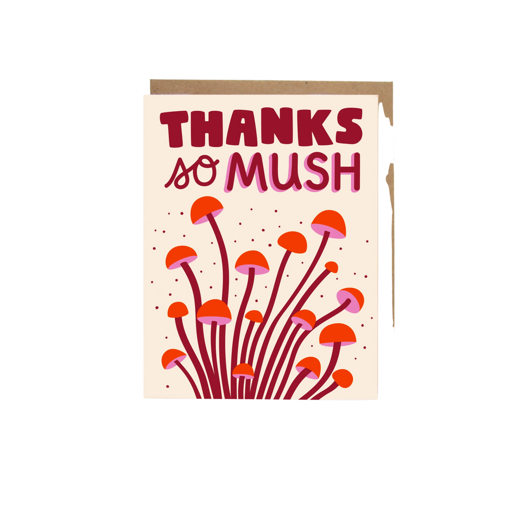 Thanks So Mush Mushroom Card
