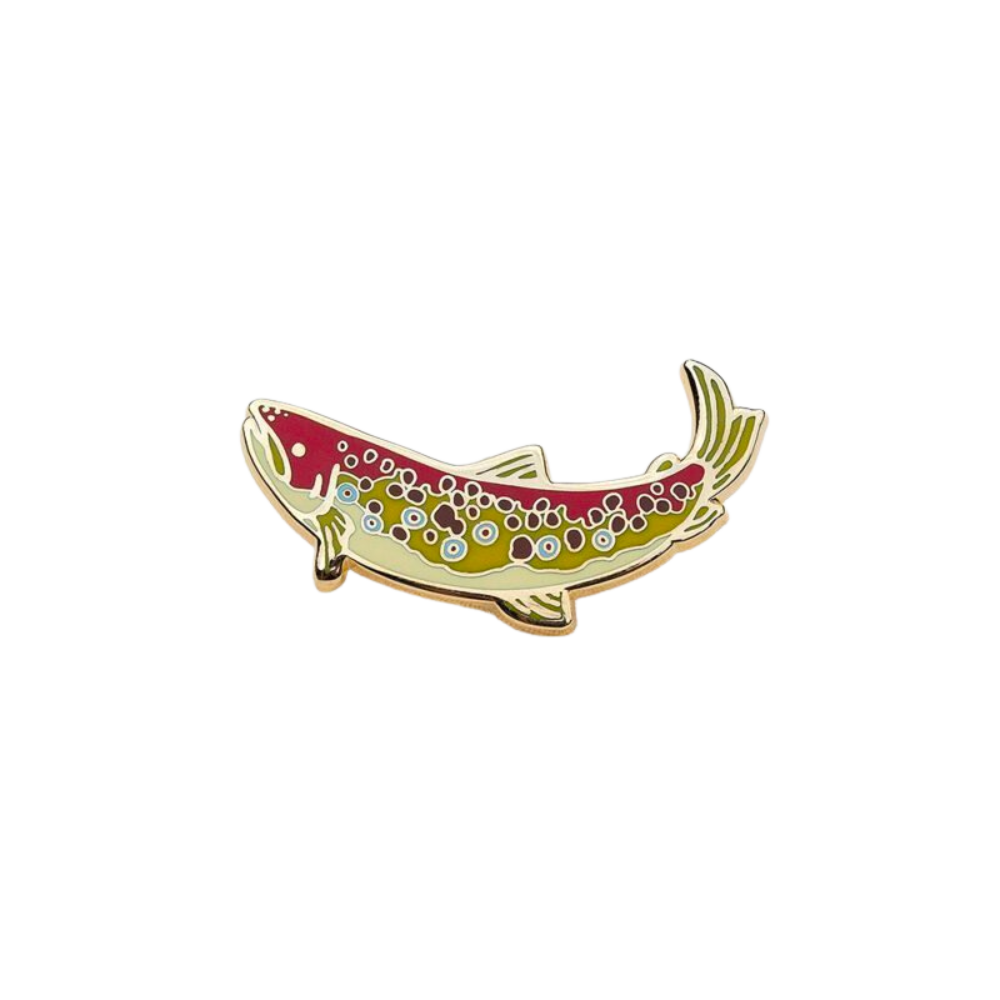 Brown Trout Enamel Pin