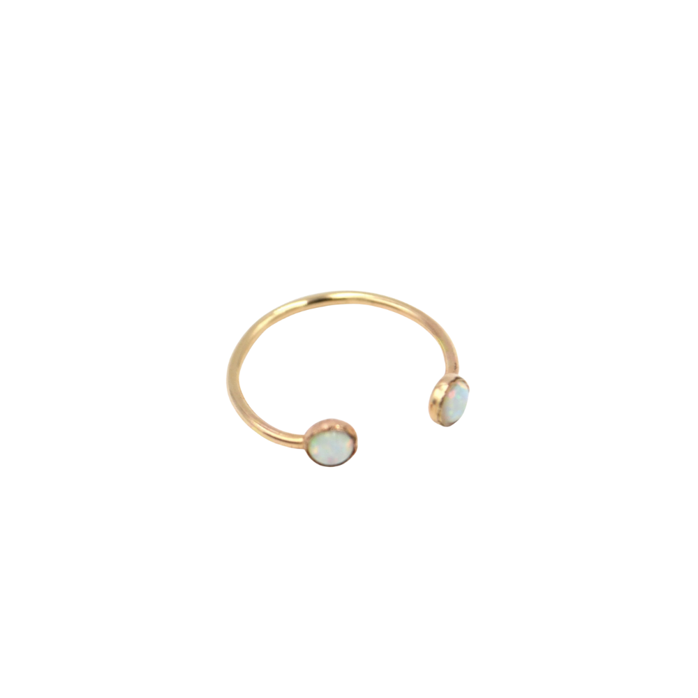 Double Opal Ring