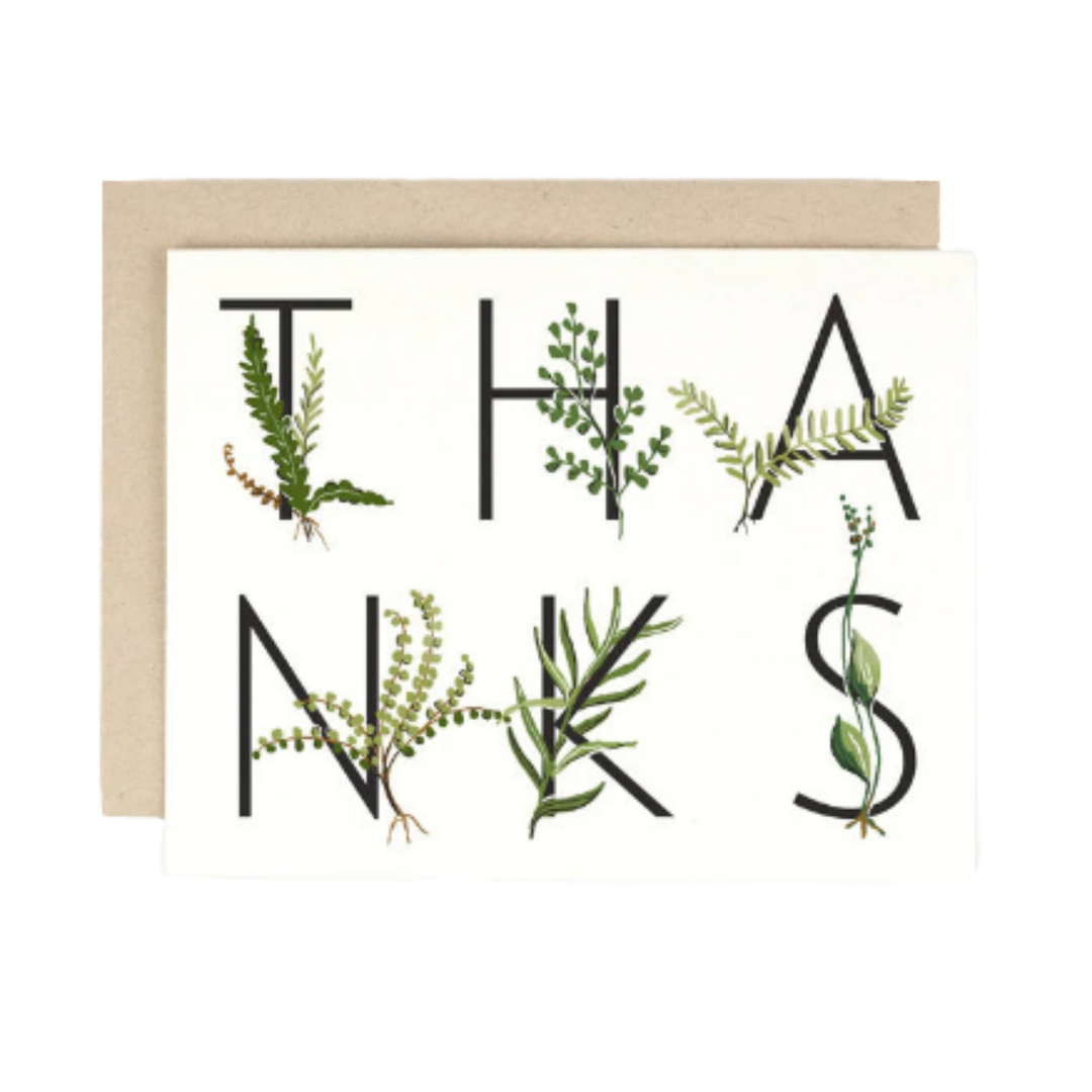 Fern Thanks Card