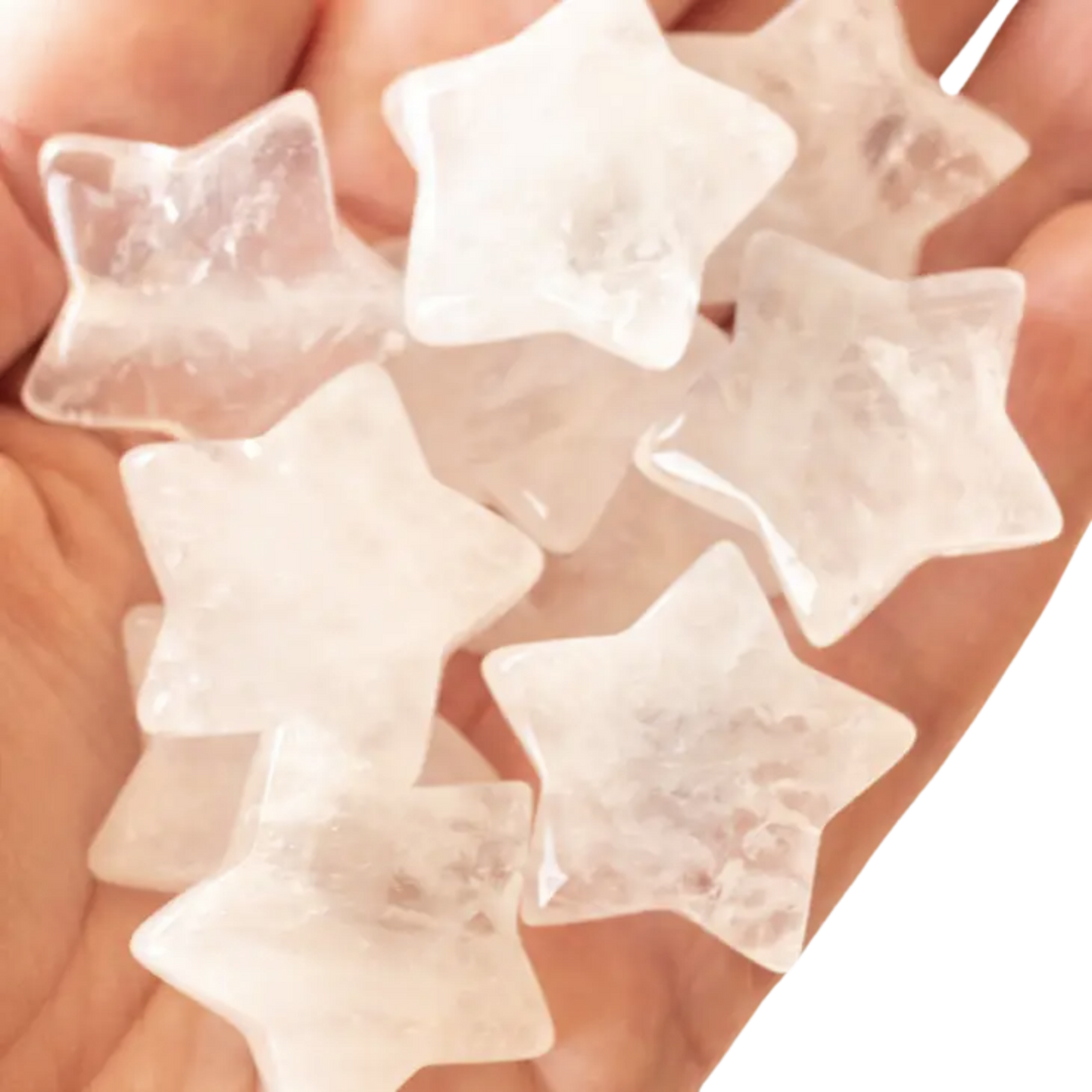 Clear Quartz Crystal Star