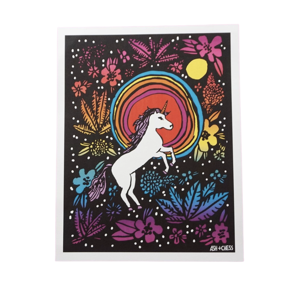Magical Unicorn 11 x 14 Art Print