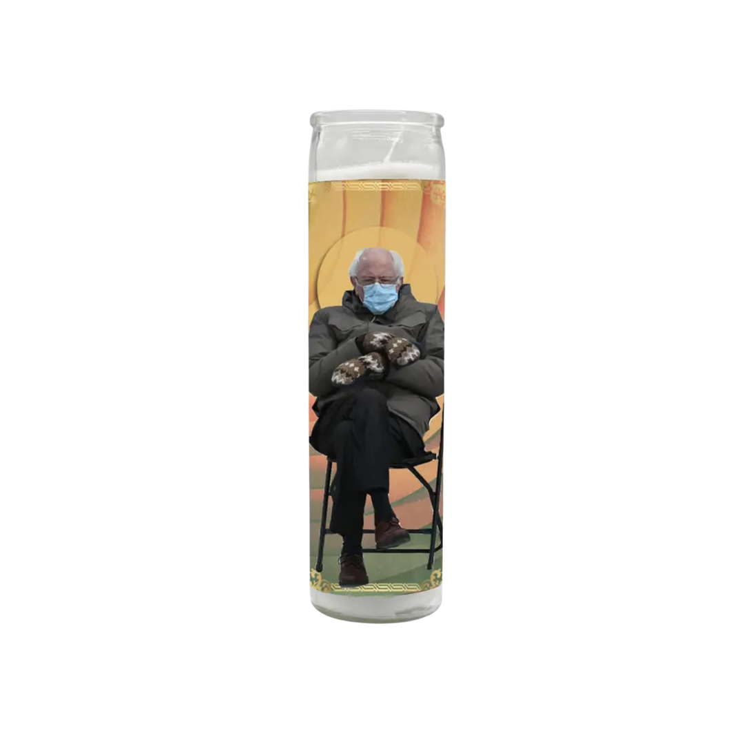 Saint Bernie Sanders ala Chair Candle