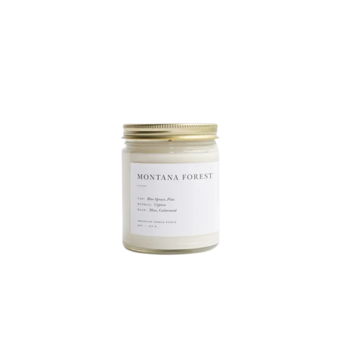 Montana Forest Minimalist Candle