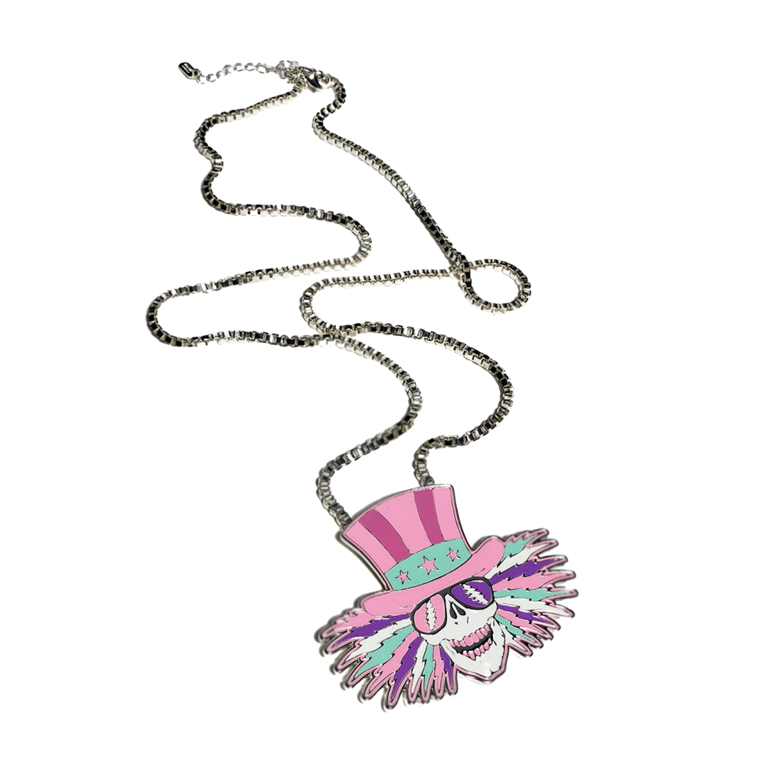 Trixy Starr X Grateful Dead Uncle Sam Necklace