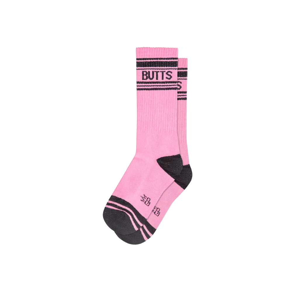 Butts Ribbed Gym Socks