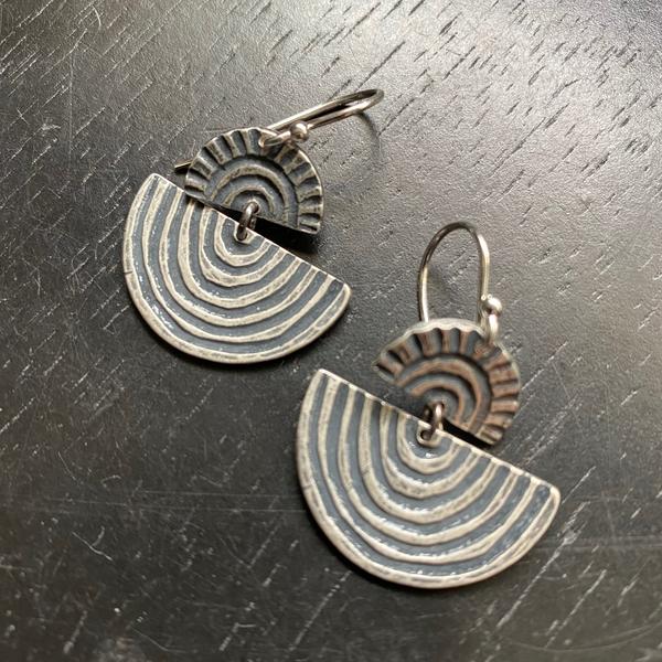 Silver Rainbow/Sunbow Earrings