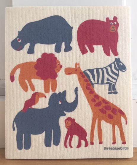 Zoo Swedish Dishcloth