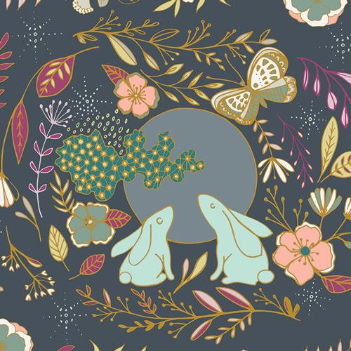 Organic Cotton Headband - Bunny Day Dream