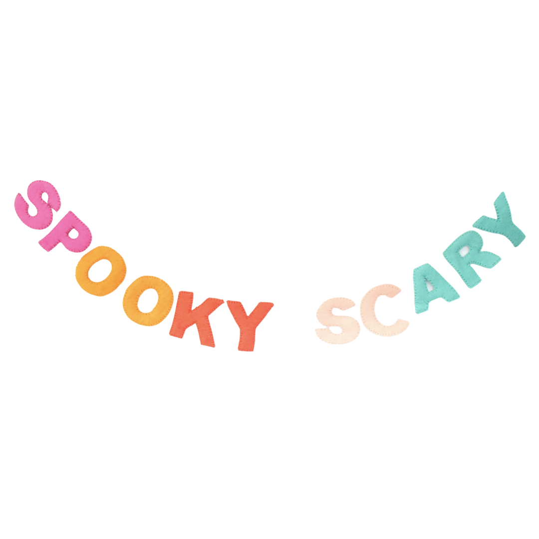 Spooky Scary Halloween Felt Garland
